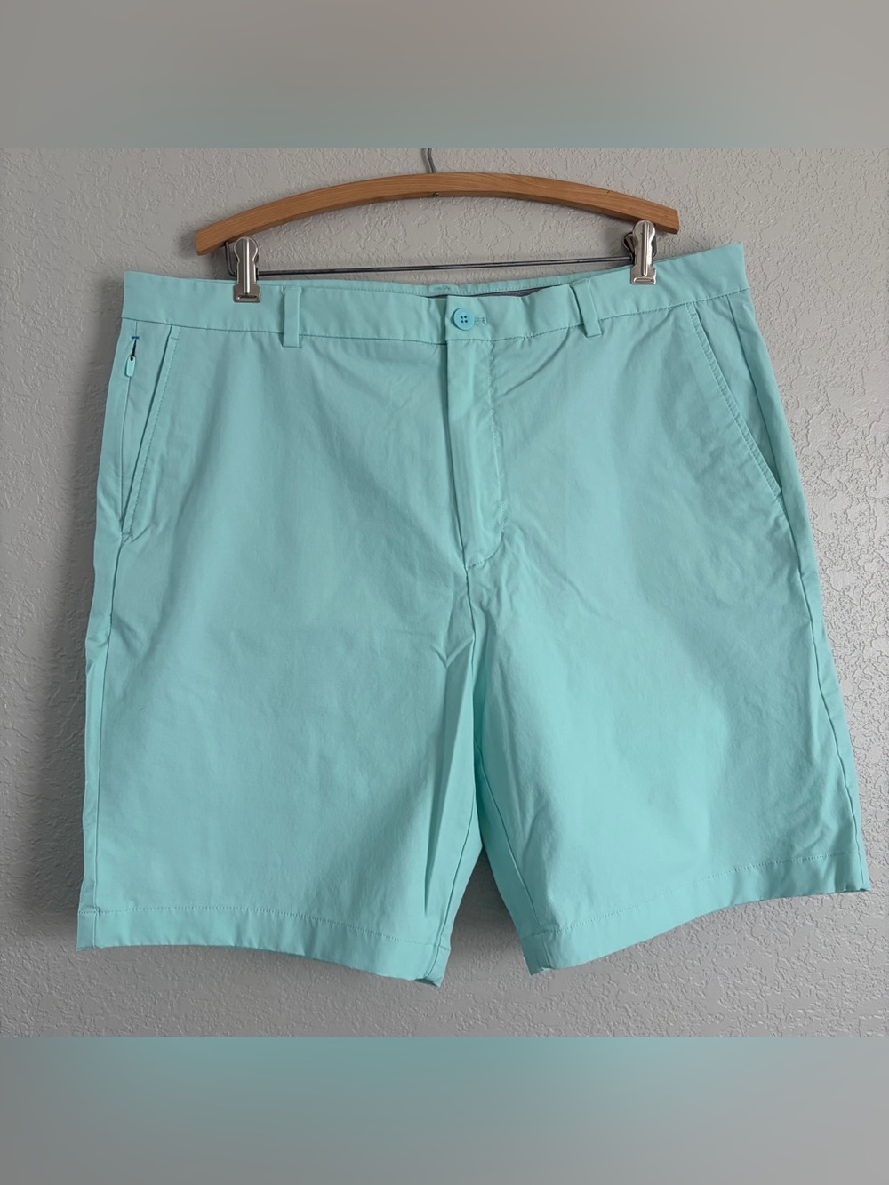 Vineyard Vines Men's Size 38 Light Blue On The Go OTG 9" Performance Shorts Golf